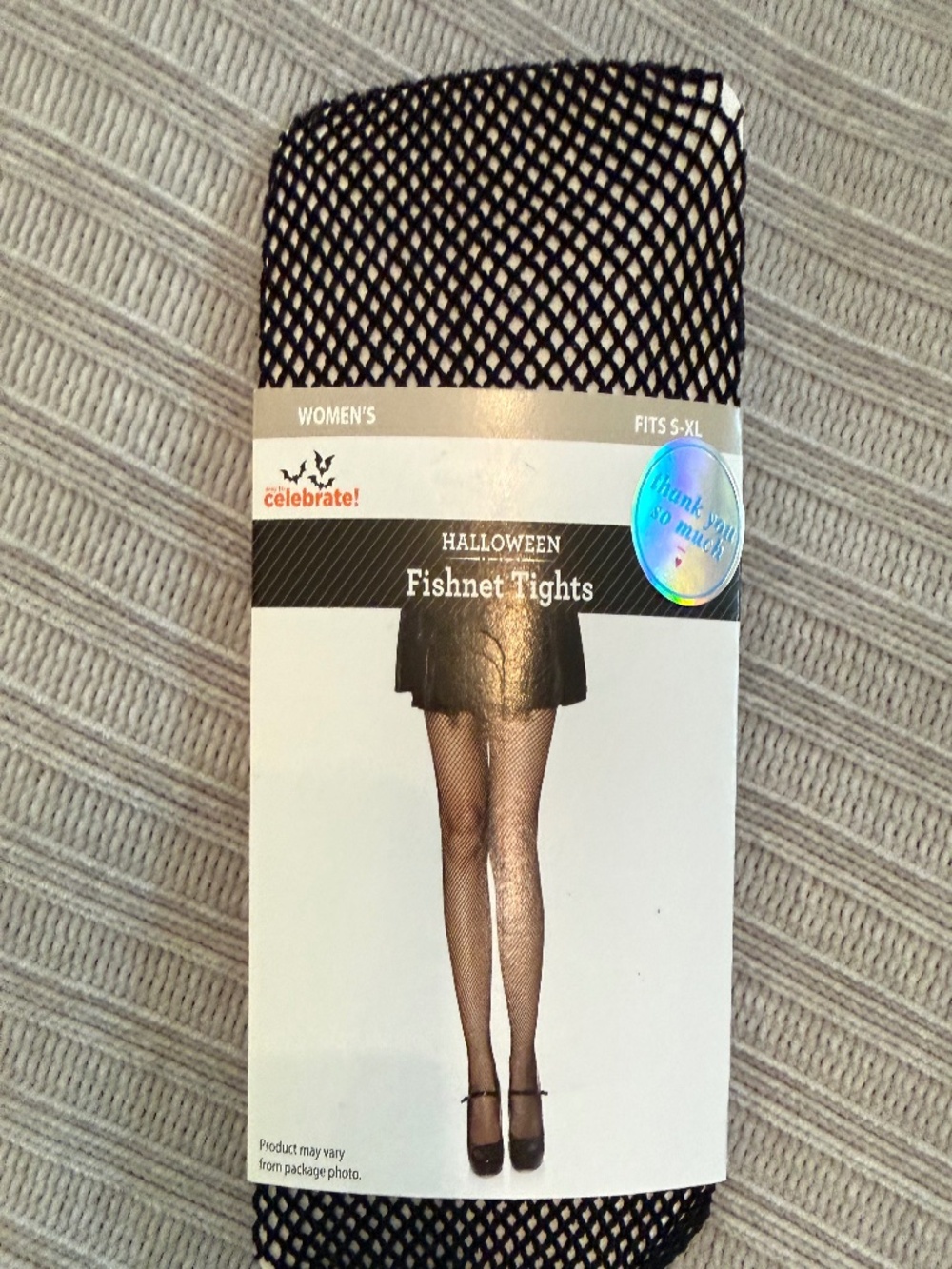 New with tag women's black fishnet tights fits sizes s to xl one size tights